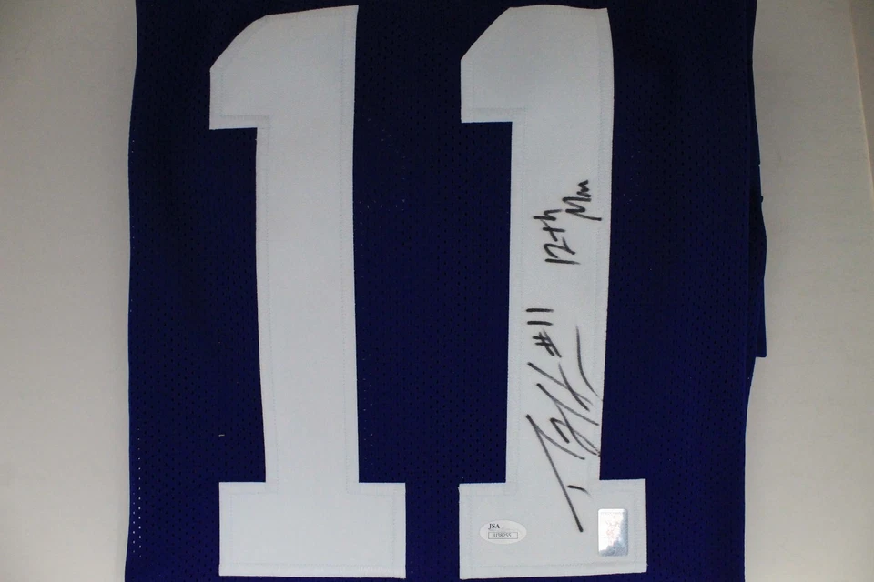 珀西·哈文 西雅图海鹰队 '12th Man' 亲笔签名 NFL 球衣 签名 JSA 正品证书 — 第 3/4 张图片