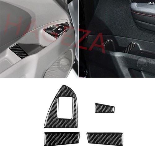 4×Carbon Fiber Front Door Storage Box Cover For Honda Ridgeline /Passport /Pilot - Picture 3 of 30