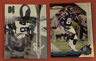 Randy Moss 2018 Panini Prizm #HOF-2+ Generations Insert GN-14