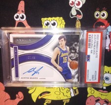AUSTIN REAVES 2021-22 Immaculate Collection Rookie INAUGURAL INK AUTO /99 PSA 9