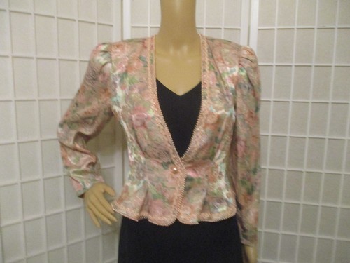 Nah Nah Collection by Jonathan Tait Vintage Brokat Blazer - Bild 1 von 14