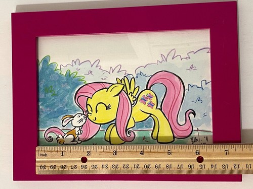 My Little Pony Freundschaft ist Magie Fluttershy Produktion Kunst SIGNIERT Big Jim - Bild 6 von 6