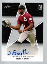 2020 Leaf Perfect Game National Showcase Auto Black #BAJS6 Jquann Smith /50