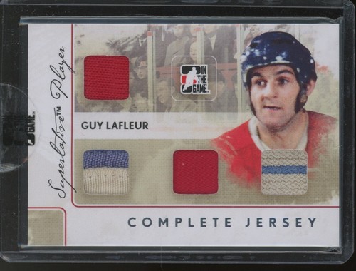 2009-10 ITG Superlative Vol 2 Hockey Guy Lafleur SCJ-11 Complete Jersey Patch /9