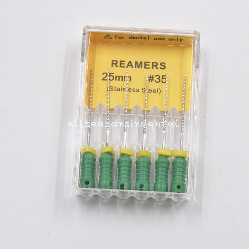 Dental Stainless Steel Endodontic Root Canal H/K/R Files 21/25/31mm Hand Use - Picture 42 of 49