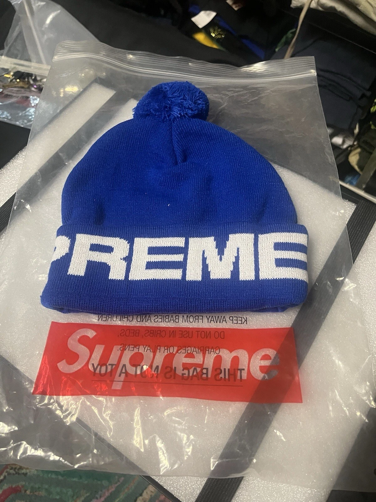 Bonnet logo suprême *NEUF* streetwear grunge créateur patineur décontracté Skully