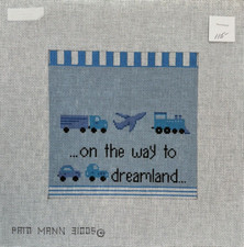 Patti Mann "Dreamland" 31005 Handpainted Needlepoint Canvas 18 ct 6x6
