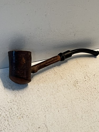 - antique wooden tobacco pipe made in france
