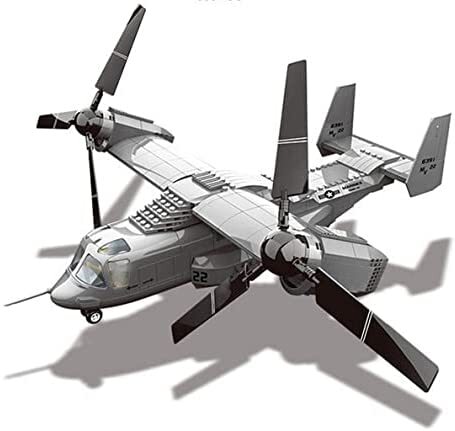 US Marines Osprey V-22 Building Blocks Toy Helicopter Plane - Picture 6 of 6
