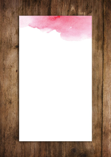 10 Menükarten zum Bedrucken "Aquarell Hochzeit" Getränkekarten Hochzeit - Bild 3 von 4