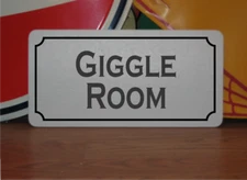 Giggle Room Metal Sign