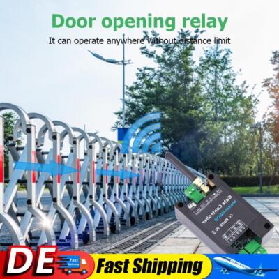 2G Wireless Door Access Remote Control GSM Gate Door Opener Relay Switches Hot