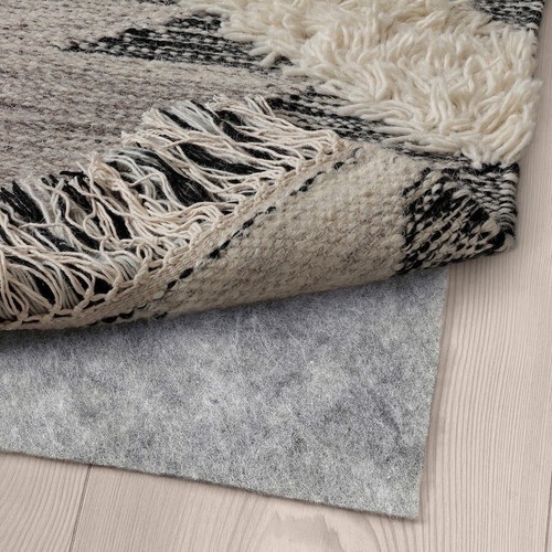 IKEA TANNISBY Rug, flatwoven, handmade/gray black, 5 ' 3 "x7 ' 7 " 704.947.10 - Picture 3 of 4