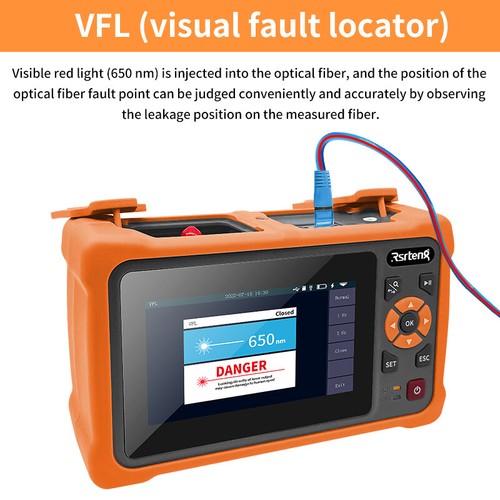 Rsrteng 4.3" RSO-4000D OTDR VFL OPM OLS ILOM Expert OTDR RJ45 Cable Tracker - Picture 9 of 12