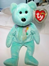 Ariel the Bear Ty Beanie Babies 2000 6th-7th gen Tag in plastic stamped tag