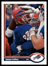 James Lofton 1991 Upper Deck #358 Bills NFL READ FREE SHIPPING AutographDen