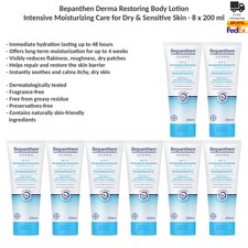 Bepanthen Derma Restoring Body Lotion for Dry Sensitive Skin 8x200ml
