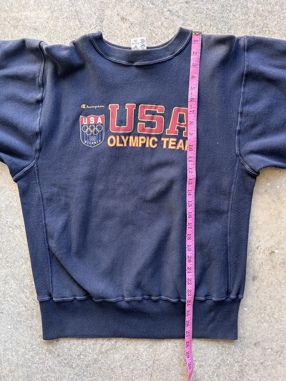 Vintage 1996 Champion USA Olympic Team Reverse Weave Size Large image 8
