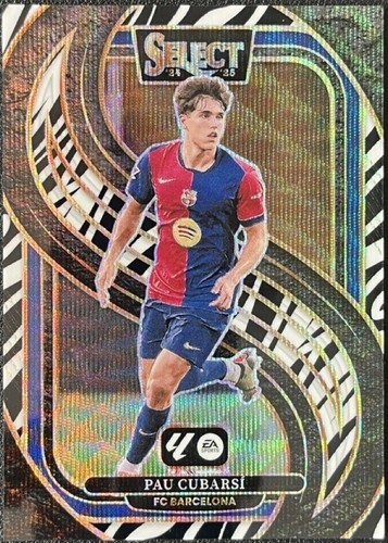 2024-25 Panini Select La Liga Soccer Pau Cubarsi #217 Pink Field