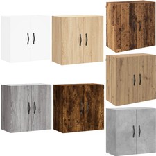 2 Doors Wall Cabinet Home Storage Floating Cupboard Kitchen Storage Hanging Unit