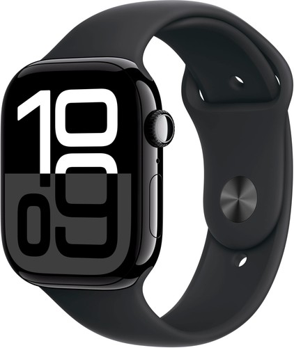 FOR PARTS - Apple Watch Gen 10 Series 10 46mm Jet Black Aluminum  Black