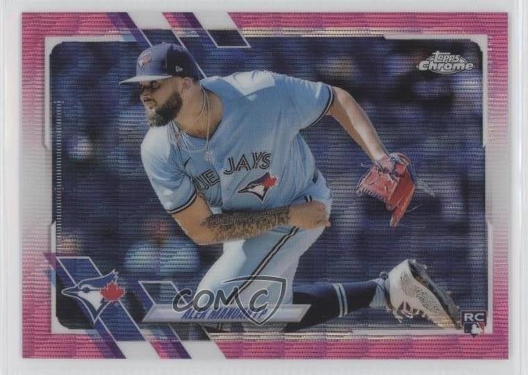 2021 Topps Chrome Update Target Pink Wave Refractor Alek Manoah #USC65 7c5