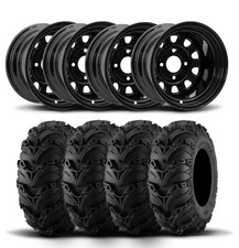 Itp Delta Steel 12 Wheels And Mud Lite Ii Tires 23x8-12 Itp Delta Steel 12 Wheels And Mud Lite Ii Tires 23x8-12