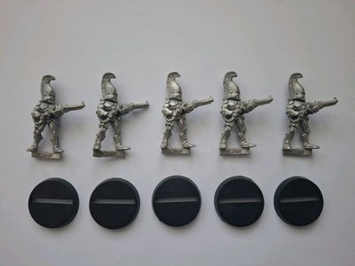 Warhammer 40k, Eldar, 5 x Dire Avengers. Metal, 2nd 3rd Edition OOP Squad Aspect