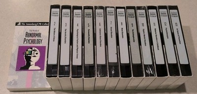 The World Of Abnormal Psychology Annenberg/CPB Collection Programs 1-13 VHS Set