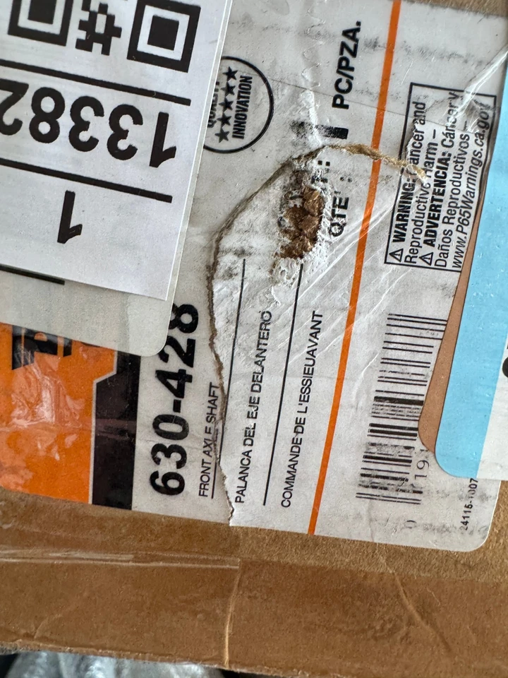 Eje lateral del pasajero delantero Dorman 630-428 para modelos seleccionados de Jeep Foto 4 de 4