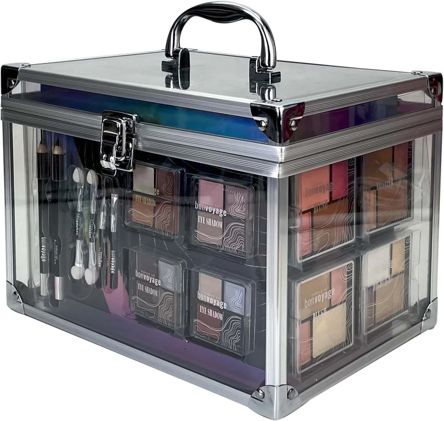 , Makeup Kit with Lipstick, Eyeshadows, Blush, Manicure and Pedicure Set and Mor
Opens in a new wind