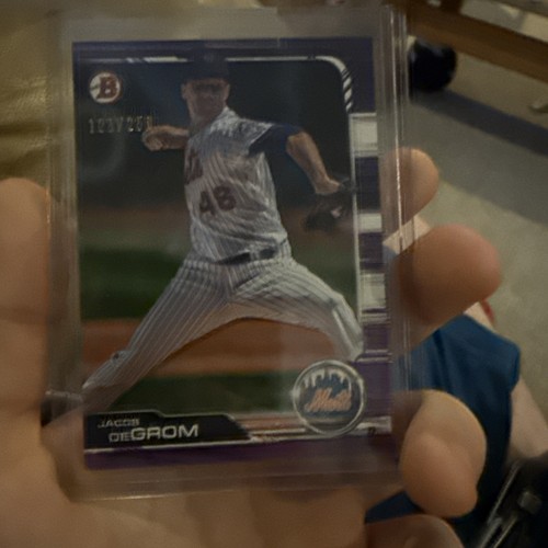 2019 Bowman Blue #100 Jacob deGrom /250