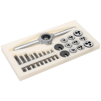 31 PCS Mini Tap and Die Set M1M2.5 Thread Repair Kits Internal External