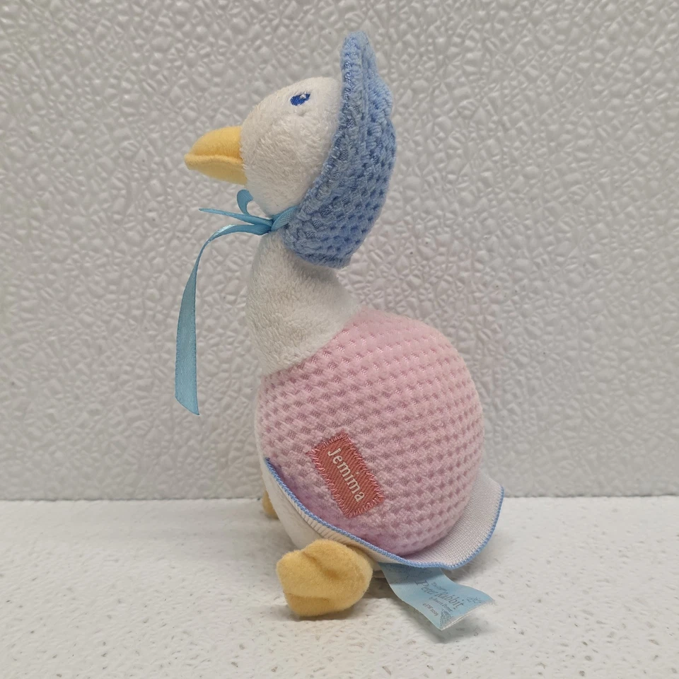 Kids Preferred 2009 Plush Rattle Baby Toy Jemima Puddle Duck Peter Rabbit - Image 3 of 4