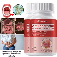 Parasite Detox Body Cleanse Complex Anti- Parasite Support Cleanse 120 Capsules