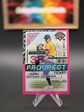 Nathan Dettmer 2024 Panini Prospect Edition  #109 Pink Velocity Prizm /79