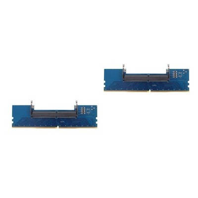  2 Stück DDR4 SO-DIMM zu DIMM Adapterkarte - Laptop RAM DDR4 Anschlussplatine