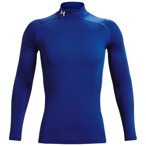Under Armour Mens ColdGear Compression Mock Gym Workout Baselayer Top - Picture 19 of 22