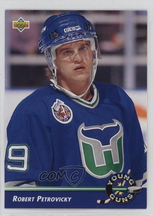 1992-93 Upper Deck Young Guns Robert Petrovicky #569 Rookie RC