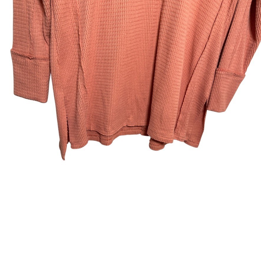 Wonderly Blouse Women's Medium Thermal V-Neck Causal Solid Shirt Top Tunic