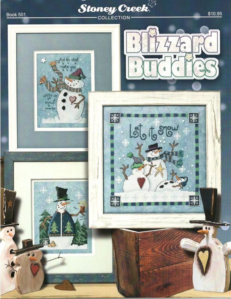 Blizzard Buddies BK501 by Stoney Creek cross stitch pattern