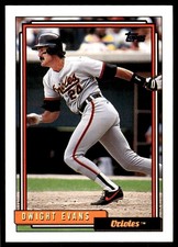 Dwight Evans 1992 Topps #705 Orioles MLB READ FREE SHIPPING AutographDen