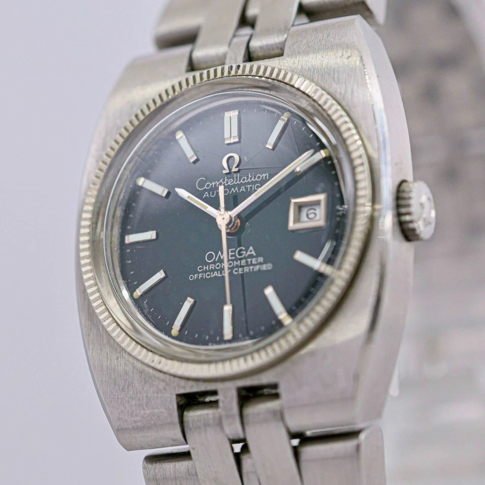 Sin Tarifa *Vintage 1970* OMEGA Constellation Cal.685 Automático Esfera Araña Mujer Foto 3 de 4