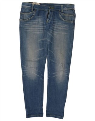 DONDUP Womens Low Waist Skinny Jeans W32 L30 Blue Cotton AE03