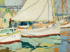 Jane Peterson : Boats : Archival Art Print