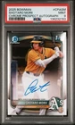 2025 Bowman Chrome Shotaro Morii 1st Prospect Auto PSA 9 Athletics