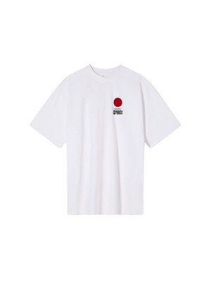Edwin Herren T-Shirt, Aus Reiner Baumwolle, Reguläre Passform, Farbe Weiß...