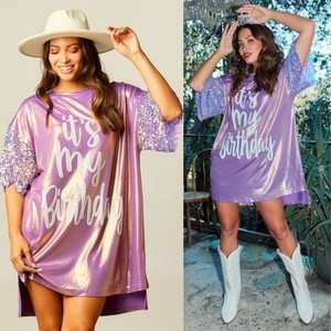 forever 21 its my birthday dress It's My Birthday Sequin T-Shirt Party Dress