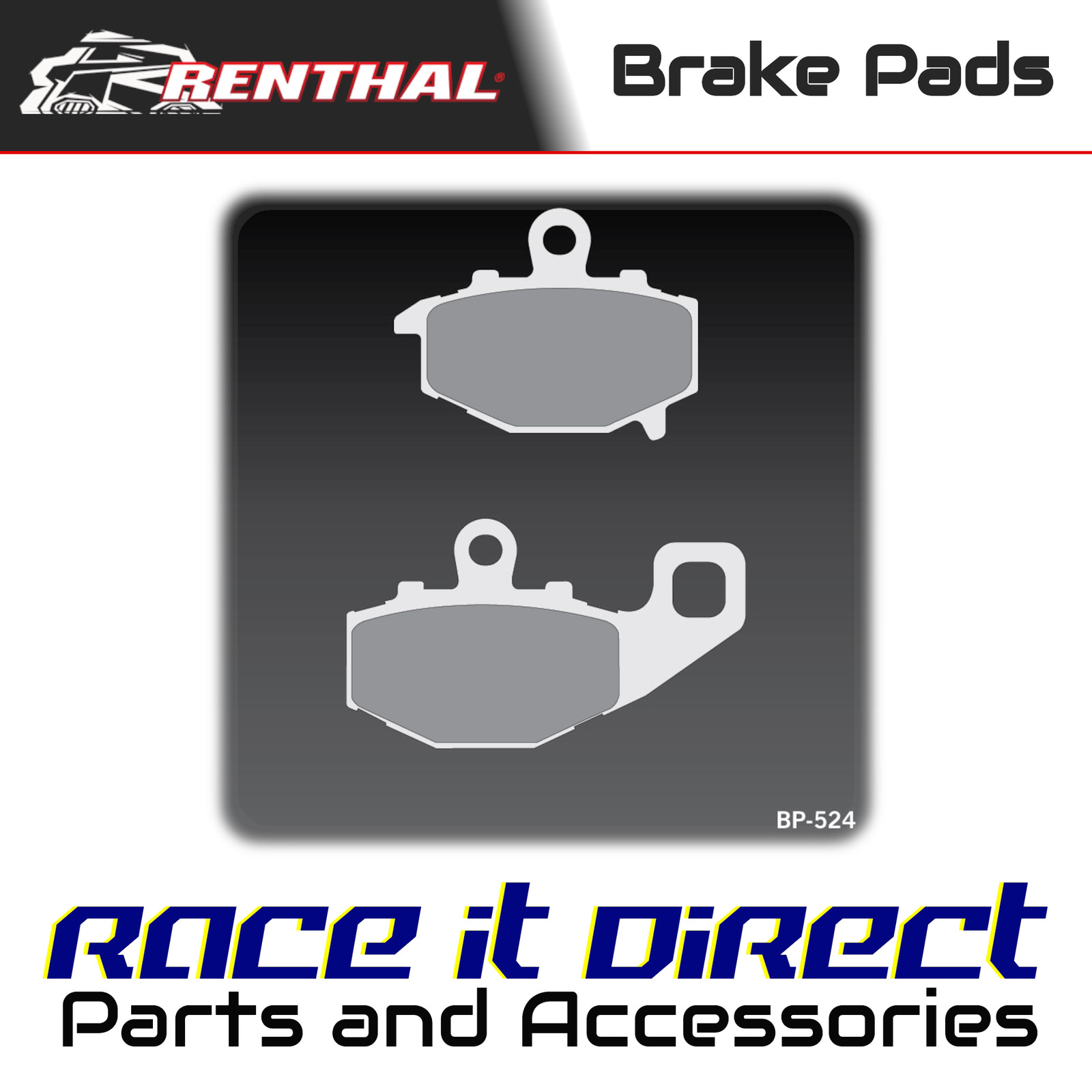 Rear Brake Pads for KAWASAKI Z 1000 2003-2006 Renthal