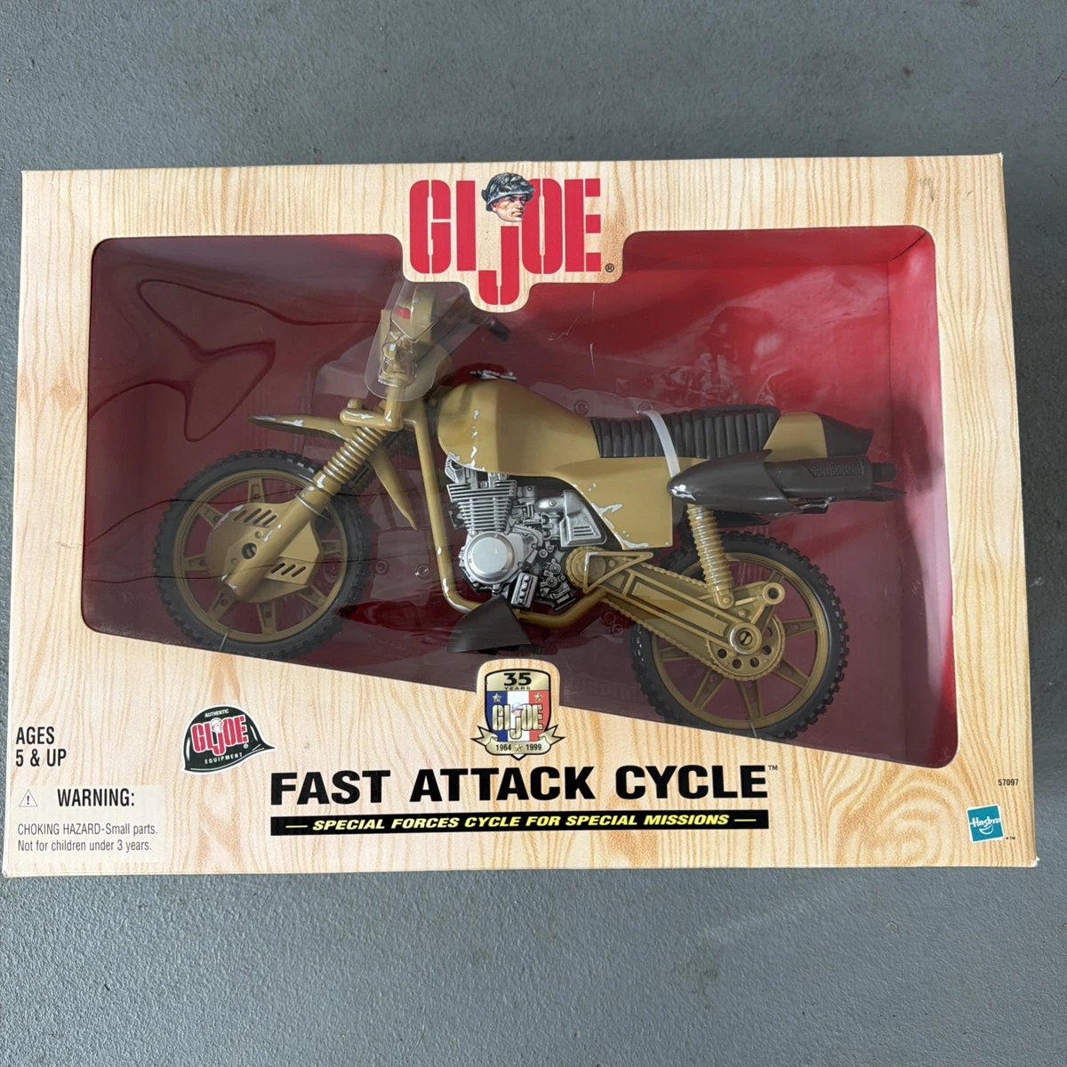 G.I. Joe Military & Adventure 1:6 Motorbike Action Figures for